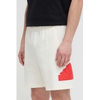 adidas pantaloni scurți bărbați, culoarea bej IR9167