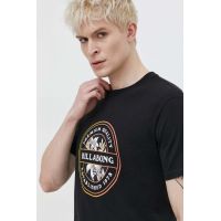 Billabong tricou din bumbac barbati, culoarea negru, cu imprimeu