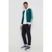 adidas Originals bluză bărbați, culoarea verde, cu imprimeu  IP0417