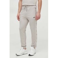 BALR. pantaloni de trening culoarea bej, cu imprimeu