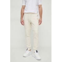 BALR. pantaloni de trening culoarea bej, neted