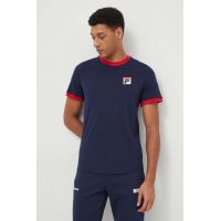 Fila tricou din bumbac barbati, culoarea albastru marin, modelator