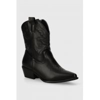 Answear Lab cizme femei, culoarea negru, cu toc drept