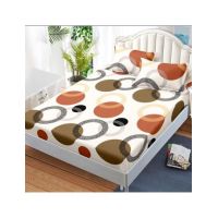 Husa Cocolino cu Elastic En-Gros, 3 Piese, pentru Pat Dublu, 180 x 200 cm, Bej