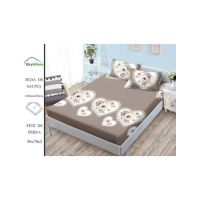 Husa Finet cu Elastic En-Gros, pentru Pat Dublu, 180 x 200 cm, 2 Fete de Perna,