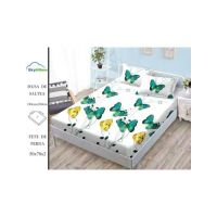 Husa Finet cu Elastic En-Gros, pentru Pat Dublu, 180 x 200 cm, 2 Fete de Perna