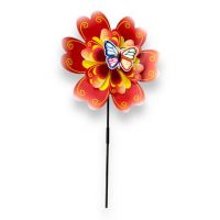 Morisca de vant, Model fluturas 75cm, Multicolor engros