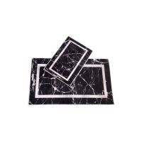 Set covoare baie 2 piese, antiderapante, 60x100/ 40x60 cm Engros