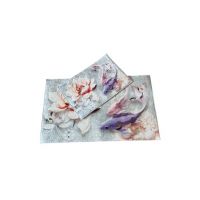 Set covoare baie 2 piese, antiderapante, 60x100/ 40x60 cm Engros