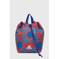 adidas Performance rucsac Farm Rio femei, culoarea roșu, mic, cu model IS3348