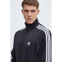 adidas Originals bluză bărbați, culoarea negru, cu imprimeu  IJ7058