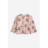 Bobo Choses cardigan din bumbac pentru copii culoarea roz, light