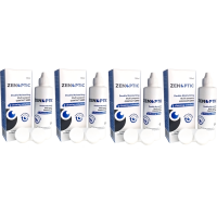 Solutie de curatare si intretinere lentile de contact ZENOPTIC Double Moisturizing 4 x 120 ml