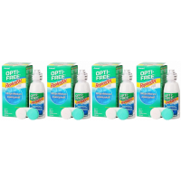 Solutie intretinere lentile de contact Opti-Free RepleniSH 4 x 120 ml + suport lentile cadou