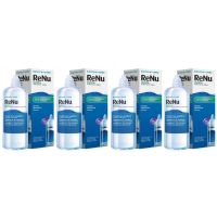 Solutie intretinere lentile de contact Renu Multi-Purpose 4 x 360 ml + suport lentile cadou