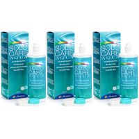 Solutie intretinere lentile de contact Solo-Care Aqua 3 x 360 ml + suport lentile cadou
