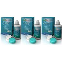 Solutie intretinere lentile de contact Solo-Care Aqua 3 x 90 ml + suport lentile cadou