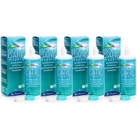 Solutie intretinere lentile de contact Solo-Care Aqua 4 x 360 ml + suport lentile cadou