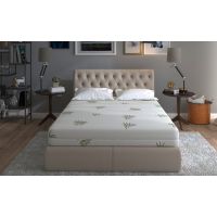 Saltea cu memorie Somnart XXL Memory Plus 140x200, înălțime 25 cm, pentru persoane supraponderale, husă Aloe Vera detașabilă, rulată, fermitate mare