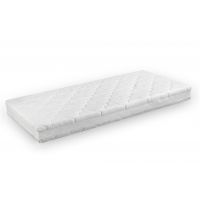 Saltea cu spuma poliuretanica Somnart Air-flow 160x200, inaltime 16 cm, super-ventilata, husa 3D Bumbac Natur lavabila, detasabila, hipoalergenica, rulata, fermitate medie