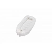 Pozitionator SomnArt baby nest, 94x60cm, cu dantela, alb