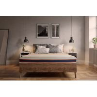 Saltea cu memorie și arcuri individuale Somnexpert AirCool HD Pocket Spring 140x200, înălțime 24 cm, husă detașabilă, fermitate medie
