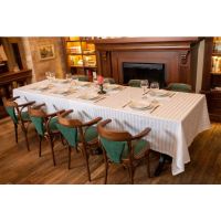 Set 2 fete de masa Damasc Somnart, 160x220 cm, 100% bumbac damasc, 8 persoane