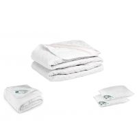 Pachet 1 Protectie pentru saltea HypoallergenicMed, 180x200 + Pilota de vara HypoallergenicMed, 200x220 + 2 Perna HypoallergenicMed, 50x70