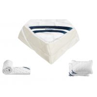 Pachet 1 Protectie pentru saltea Superior Plus, 140x200 + Pilota de vara Superior Plus, 150x200 + 2 Perna Superior Plus, 50x70, 100% bumbac