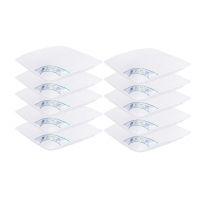 Pachet 10 Perne Medicinale Hipoalergenice SomnART 70x70cm, HypoallergenicMed, matlasate, lavabile la 95 de grade, fermitate medie spre tare