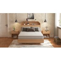 Saltea cu memorie Somnomed Antiacaria 140x200, înălțime 20 cm, pentru alergici, husă cu tratament antiacarian, rulată, fermitate medie