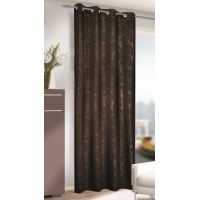 Draperie blackout, cu inele, L135 x H245, maro