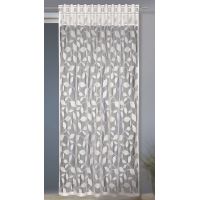 Perdea living, Freddy, pentru prindere pe teava, L140cm x H245, alb