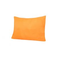 Perna 50x70 Somnart Belina, microfibra, lavabila la masina, vidata, Portocaliu