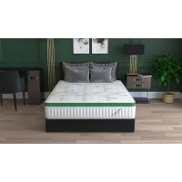 Saltea cu arcuri HypoallergenicMed Primo Protect 160x200, înălțime 23 cm, ortopedică, husă tratament antialergic, fermitate mediu-tare, sistem aerisire 3D