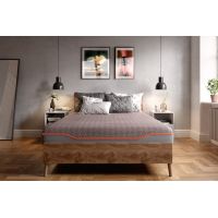 Saltea cu memorie și arcuri individuale SomnArt Supreme Pocket Multilayer 140x190, înălțime 24 cm, husă detașabilă, fermitate medie