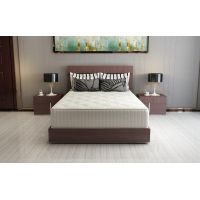 Saltea cu memorie si arcuri Silver Evolution Pocket Spring, Horeca, 90x200, inaltime 30 cm, husa cu ioni de argint, fermitate ridicata