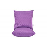 Set 2 Perne matlasate US, microfibra Purple Magic, 70x70 cm