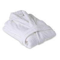Halat de baie alb hotel Somnart unisex 100% bumbac, 500gsm, marimea S