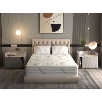 Saltea cu arcuri Pocket HypoallergenicMed® Safe Relax HoReCa 140x200, înălțime 25 cm, ortopedică, husă tratament antialergic, fermitate mediu-tare