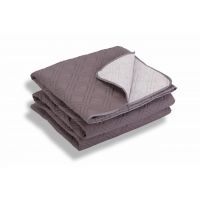 3 x Cuvertura de pat Somnart, gri, microfibra soft-touch, 220x240 cm