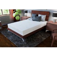 Saltea cu memorie 3D Somnart Memory Bambus 140x200, înălțime 16 cm, husă cu bambus lavabilă și detașabilă cu fermoar, mânere, fermitate medie