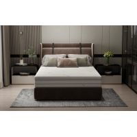 Saltea cu memorie Somnart Memory Tencel 140x200, înălțime 26 cm, 7 zone, aerisiere 3D AirMesh, husa detasabila si lavabila, fermiate medie
