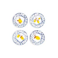 &k amsterdam un set de farfurii Lemon Moroccan 4-pack