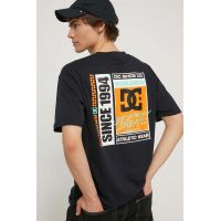 DC tricou din bumbac barbati, culoarea negru, cu imprimeu