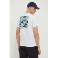 Ellesse tricou din bumbac Holdino T-Shirt barbati, culoarea alb, cu imprimeu, SHV20112