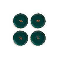 &k amsterdam un set de farfurii Plate Forest Animal 4-pack