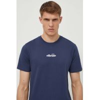 Ellesse tricou din bumbac Ollio Tee barbati, culoarea albastru marin, cu imprimeu, SHP16463