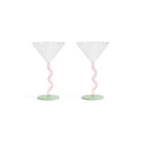 &k amsterdam set de pahare de vin Coupe Curve Set 2-pack