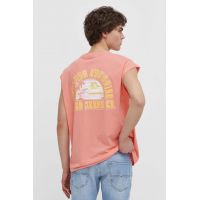 HUGO Blue tricou din bumbac bărbați, culoarea roz 50513200